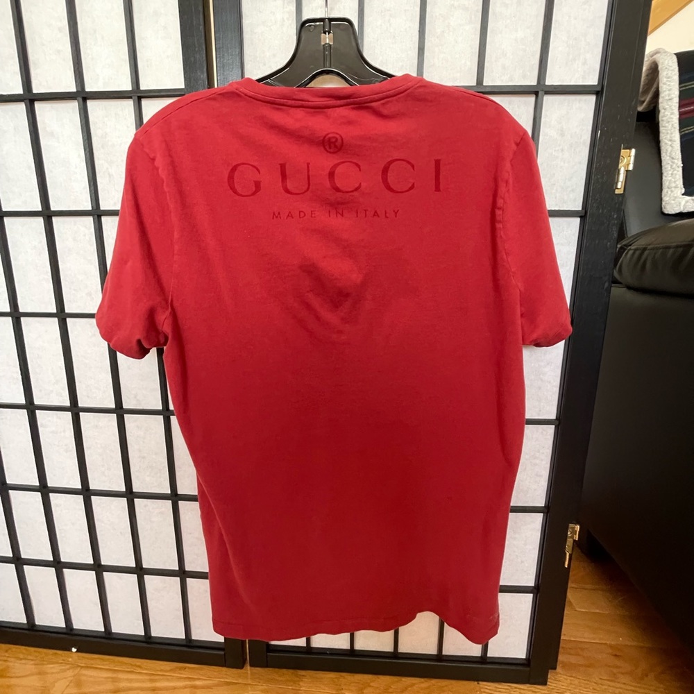 Authentic Gucci V neck Tee